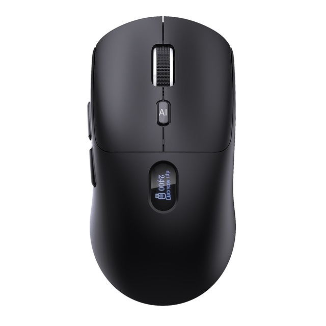 Customized Wireless Optical Sensor AI Mouse V21 USB Rechargeable Ergonomic Screen Display Intelligent Voice Translation Deepseek