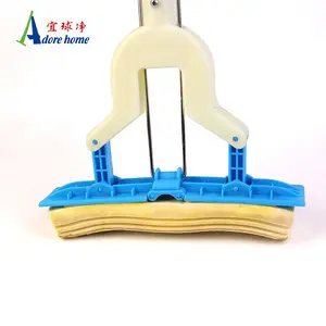 Canton Fair Telescopic Stainless Steel Handle Soft Sponge Pva Commercial Mop