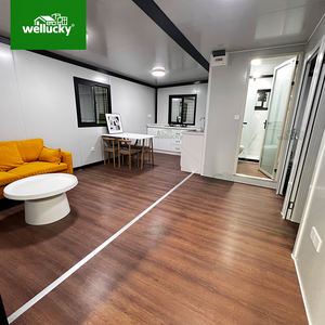 בית מיכל חם למכולה להרחבה 20ft פרפאב בית נייד עם חסין אש קיר לבית מלון - Product Image 2