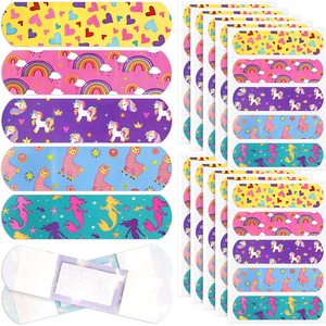 Vendajes infantiles creativos y bonitos con dibujos animados, pegatinas decorativas estilo Q para estudiantes, pegatinas de belleza PE de boutique, vendajes OK. - Product Image 4