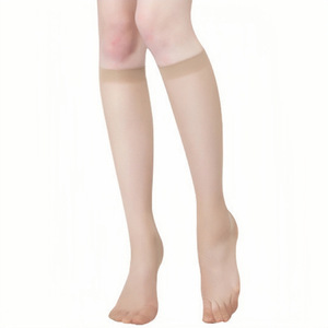 FF4140 estivi trasparenti da <span class=keywords><strong>donna</strong></span> <span class=keywords><strong>calze</strong></span> alte al ginocchio elasticizzate <span class=keywords><strong>calze</strong></span> a compressione ultrasottile in Nylon - Product Image 4