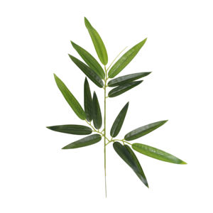 Fausses feuilles de bambou artificielles pour décoration intérieure, branche de bambou, bon marché, Offre Spéciale - Product Image 3