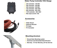 Deep Well 6 pouces, Mini Kit de Donglong d'énergie pour les pompes à eau agricoles solaires Puit
