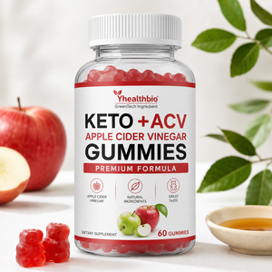 Gomitas de Vinagre de Sidra de Manzana ACV <span class=keywords><strong>Keto</strong></span>, Gomitas Naturales <span class=keywords><strong>a</strong></span> Base de Plantas, Suplemento Diario para Adultos para la Salud Intestinal - Product Image 1