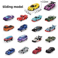 Voiture en métal 1:64 en vrac, mini modèle de voiture en alliage MOC, jouet de construction en plastique pour enfants