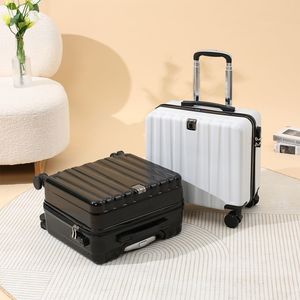 18 Inch Waterproof Polyester High Color Value Strong Durable Luggage Case Men's Women's Student <b>Suitcase</b> Wholesale New Password - Product Image 2