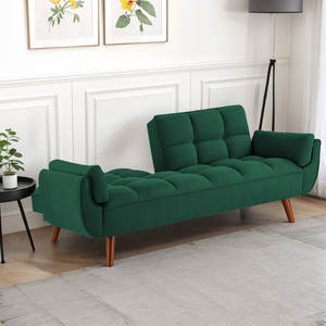 Đầy đủ 75.39 "futon Bọc Sofa chuyển đổi - Product Image 5