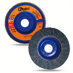 Disque à lamelles Ttake 115x22 mm, abrasif zirconium standard, support en fibre de verre pour ponçage - Product Image 2