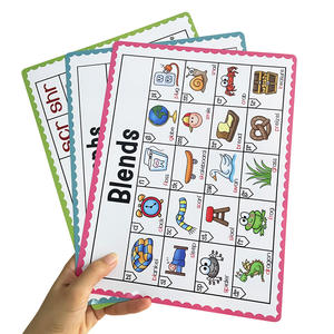 Carteles de Pared para Jardín de Infancia y Preescolar, 10 Carteles del Alfabeto Inglés para el Aprendizaje de los Niños, Carteles de Vocales, Digrafías y Sonidos - Product Image 3