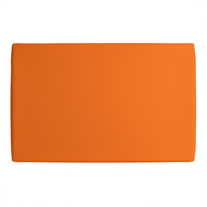 Sábana Ajustable 100% Algodón Naranja Italiana King 180x200cm - Product Image 3