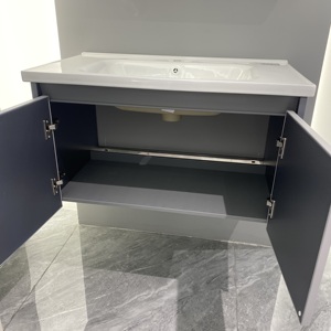 WJL 2026 <span class=keywords><strong>Mueble</strong></span> de <span class=keywords><strong>Baño</strong></span> de Acero Inoxidable con Espejo Iluminado de Alta Calidad, Lavabo de Cerámica Gris, Conjunto de Muebles de <span class=keywords><strong>Baño</strong></span> con Almacenamiento - Product Image 6