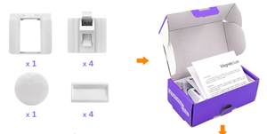 Accessoires pour bébé Serrure magnétique de sécurité en plastique pour enfants Serrure magnétique de porte intérieure pour bébé - Product Image 5