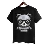 T-shirt pour homme en polyester de haute qualité JNEI, impression par transfert thermique, séchage rapide, tissu anti-UV, logo personnalisé, manches courtes