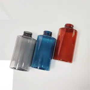 Botol sampo lotion 300ml 500ml pompa kunci putar bahan hewan peliharaan plastik