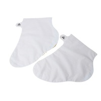 Masque de protection pour les pieds, double couche, en tissu non tissé PE fin, jetable, matériau intérieur court, vente en gros Chine