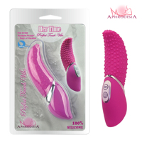 Vibromasseur 7 vitesses pour femme Excellent jouet adulte étanche en silicone ABS dans la conception de la langue rose violet