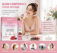OEM 7-daagse Whitening Fruit Jelly Collageen L-Glutathion Vitamine C Niacinamide Huidverlichtende Product Supplement Whitening Jelly
