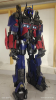 Kostum Robot Optimus Prime LED Raksasa Realistis yang Dapat Dipakai untuk Pertunjukan Panggung Tari, Halloween, Dewasa, Unisex, Film & TV