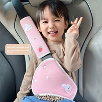 Protège-ceinture de sécurité enfant anti-étranglement réglable pour épaule et ventre