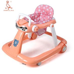 Roues universelles multifonctions anti-renversement Voiture pliante en plastique pour tout-petits Trotteur avec roues et siège - Product Image 1