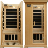 Salle de sauna individuelle autonome confortable et relaxante, sauna sec intérieur à infrarouge lointain