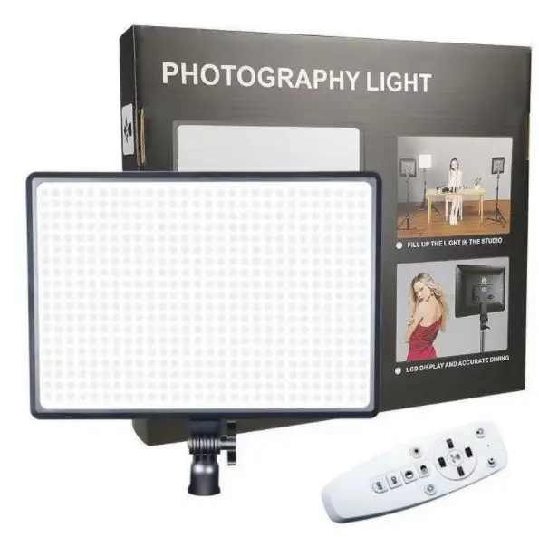 A118 yeni LED Video ışığı profesyonel uzaktan kumanda paneli aydınlatma fotoğraf stüdyosu canlı fotoğraf dolgu lamba