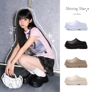 XIXITIAO Sandales à enfiler tendance pour femme, à plateforme épaisse en <span class=keywords><strong>EVA</strong></span>, avec étoiles en relief, chaussures d'été décontractées pour l'extérieur, direct usine - Product Image 6