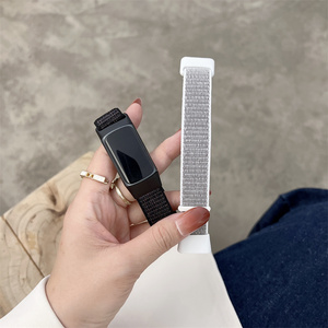 Bracelets de montre en nylon pour <span class=keywords><strong>Fitbit</strong></span> <span class=keywords><strong>Charge</strong></span> 6 5, <span class=keywords><strong>bracelet</strong></span> réglable respirant, <span class=keywords><strong>bracelet</strong></span> de sport pour femmes et hommes - Product Image 3