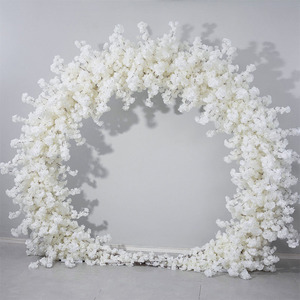 Conjunto Artificial de Arcos Rotos, Círculo Rojo, Blanco, Cuerno, Flores, Pilar, Tienda al Aire Libre, Arco, Decoración de Flores para Arco de Corazón - Product Image 1