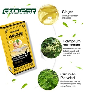 แชมพูย้อมผมขิงสูตรติดทนนาน ยี่ห้อไพรเวทเลเบล ย้อมง่าย สีดำธรรมชาติ สำหรับใช้ที่บ้าน - Product Image 2