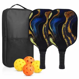 Bonne qualité USAPA approuvé en fibre de carbone sport pickleball professionnel pagaie poids léger honeycore pickleball raquette