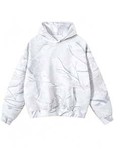<span class=keywords><strong>Sweat</strong></span>-shirt à capuche camouflage surdimensionné en laine et coton de haute qualité, nouveau design, adapté aux vêtements de sport d'hiver pour garçons - Product Image 5