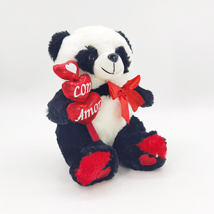 Juguetes <span class=keywords><strong>de</strong></span> peluche <span class=keywords><strong>de</strong></span> <span class=keywords><strong>Panda</strong></span> encantadores personalizados al por mayor con corazón <span class=keywords><strong>de</strong></span> amor rojo, regalos <span class=keywords><strong>de</strong></span> San Valentín - Product Image 2