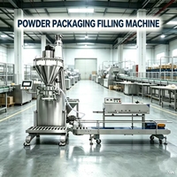 Machine d'emballage semi-automatique rotative à vis sans fin pour poudres fines, protéines, épices, fruits et café en sachet