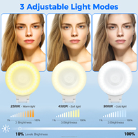 Support de Téléphone Magnétique avec Lumière Selfie Rechargeable et Convertible pour TikTok, Vlog, Zoom, Maquillage, avec Fonction de Recharge