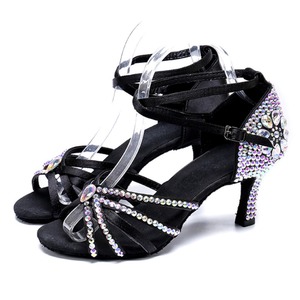 <span class=keywords><strong>Zapatos</strong></span> <span class=keywords><strong>de</strong></span> <span class=keywords><strong>Baile</strong></span> Latino <span class=keywords><strong>de</strong></span> Satén Hechos a Medida para Mujer, Tacón Alto, Suela <span class=keywords><strong>de</strong></span> Cuero Genuino, <span class=keywords><strong>Zapatos</strong></span> <span class=keywords><strong>de</strong></span> <span class=keywords><strong>Salsa</strong></span> para Escenario - Product Image 1