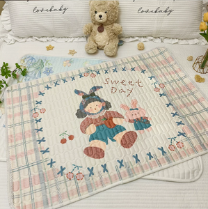 Draps de lit pour bébés garçons, housses de <span class=keywords><strong>matelas</strong></span> à <span class=keywords><strong>langer</strong></span>, draps portables pour berceaux, draps-housses en coton biologique et lin, literie de berceau personnalisée - Product Image 3