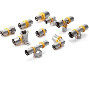 Conectores de Compresión <span class=keywords><strong>Efield</strong></span> PEX Al PEX, Adaptador Recto de Latón, Conectores de Tubería de Latón y Cobre - Product Image 5