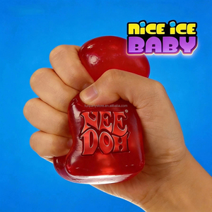 Nouvelle édition limitée Dr Pepper Nice Cube Suptid Squish Rouge, jouets sensoriels anti-stress en forme de cube carré - Product Image 2