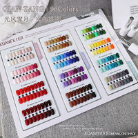 XUANFEIER 2026 Nouveau Kit de Gel UV LED de Luxe 96 Couleurs Haute Qualité Longue Durée Non Toxique Écologique Vente en Gros pour Salons