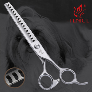 Fenice 6,75 inch JP440C Steel invested roughing versa sheet scissors thinning scissors - Product Image 3
