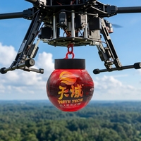 Munitions anti-incendie lancées par drone pour les incendies forestiers, les incendies de montagne et les incendies de prairies, pour les interventions d'urgence en cas d'incendie initial.