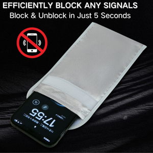 Bolsa <span class=keywords><strong>de</strong></span> Seguridad Faraday, Funda Anti-Radiación para Teléfono Celular, Bloqueador <span class=keywords><strong>de</strong></span> Señal para Protección 5G, RF, GPS, RFID, Accesorio <span class=keywords><strong>de</strong></span> Moda - Product Image 3