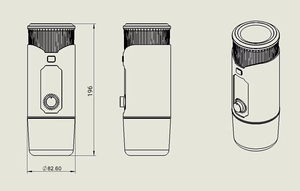 Set de Cachimba Eléctrica Portátil con Diseño Moderno y Quemador Inteligente, Compra en Línea - Product Image 6