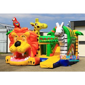 Moonwalk King <span class=keywords><strong>lion</strong></span> king Jumping Castle pour enfants Bouncy Castle Combo Bounce House and Slide with Blower - Product Image 3