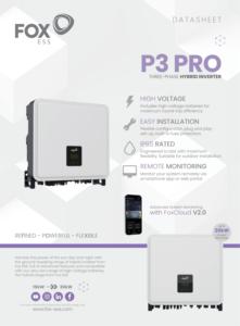 <span class=keywords><strong>Facile</strong></span> Installazione Inverter Solare Ibrido Trifase ad Alta Tensione Fox ESS P3-Pro-20.0 P3-Pro-25.0 P3-Pro-30.0 20kw 25kw 30kw - Product Image 4