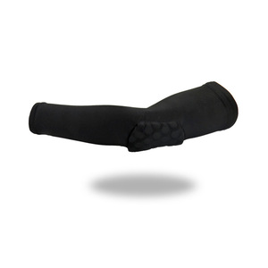 Protector de Codo Extendido para Baloncesto, Diseño de Panal de Abeja Anticolisión, Soporte Deportivo para Brazo, Tallas M, L, XL, Color Negro - Product Image 3