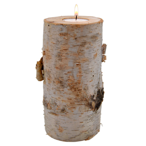 Wholesale Decoration Home Party Used <strong>Tealight</strong> Natural Birch Wood Candle <strong>Holders</strong> - Product Image 2