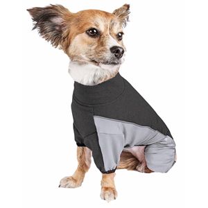 DB Pet Life 'Chase Pacer' Heathered Performance 4-Way Stretch Two-Toned Full Body Warm ropa para mascotas - Product Image 2