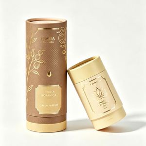 ครีมทามือ LNMEA Botanica Peach 50 มล. บรรจุภัณฑ์หลอดกระดาษลูกฟูกแบบรีไซเคิล ดีไซน์ฟอยล์สีทอง เคลือบซิลิโคน  สีสันสี่เฉด - Product Image 2